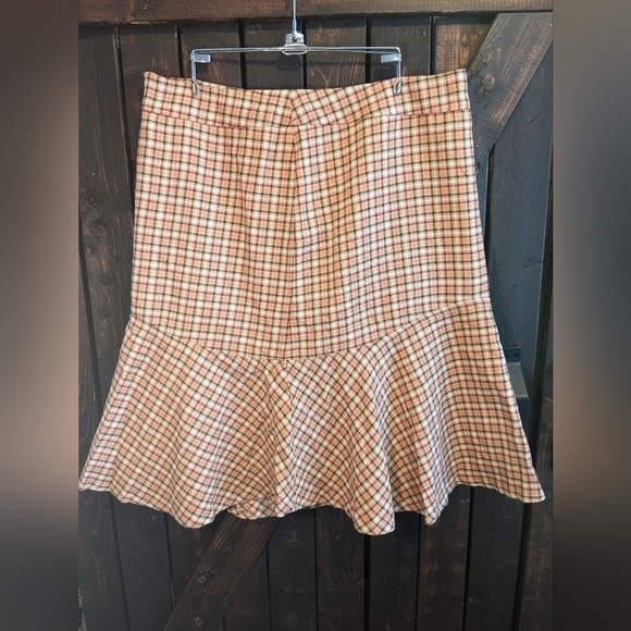 Nicole by Nicole Miller Plaid skirt, size 16 - Picture 1 of 5